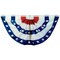 In the Breeze Blue Stripe Printed Bunting, 2 x 4, Fourth of July Décor, 3711